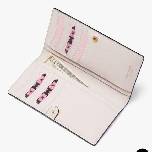 Kate Spade Morgan Colorblocked Slim Bifold Wallet 
Cafe Mocha 
NWT - Picture 4 of 16